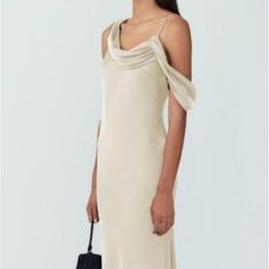 Fame & Partners Francois Bridesmaid Dress - Matte Satin Size 4